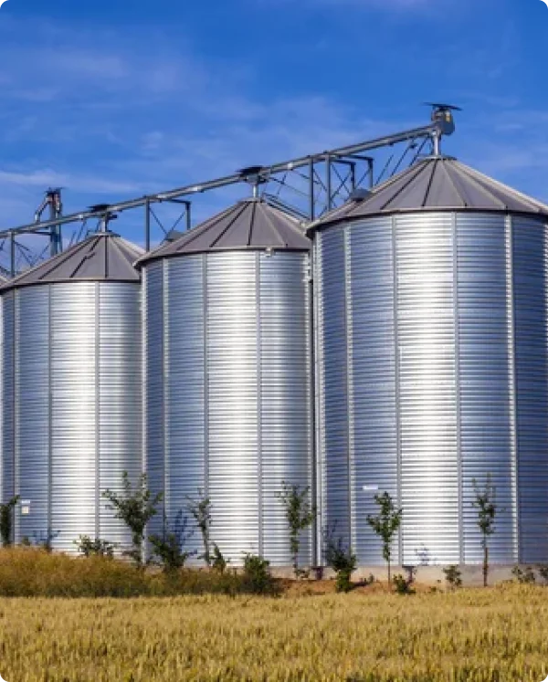 Surveillance à distance des silos à céréales