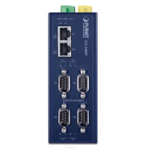 Planet ICS-2400T - Convertisseur RS-232_422_485 vers Ethernet 1