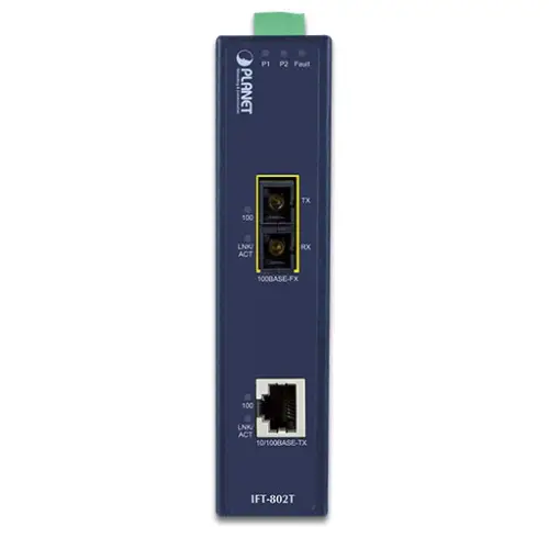 Planet IFT-802T - Convertisseur Ethernet vers fibre optique 1