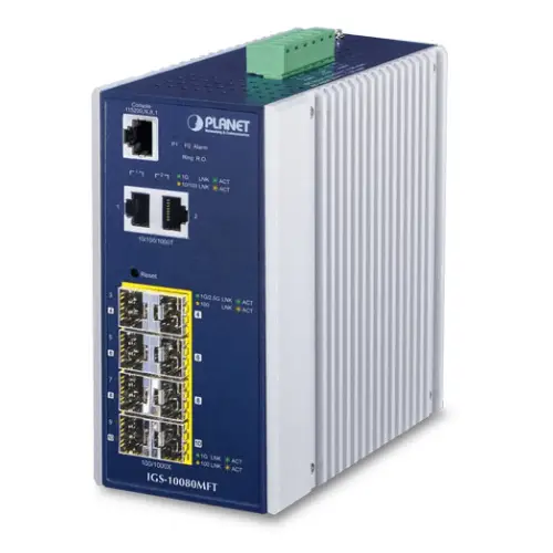 Planet IGS-10080MFT - Switch Gigabit Ethernet manageable