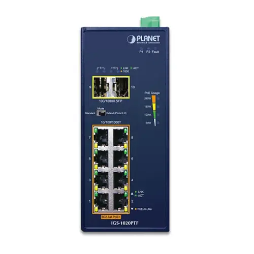 Planet IGS-1020PTF - Switch Gigabit Ethernet non manageable 1