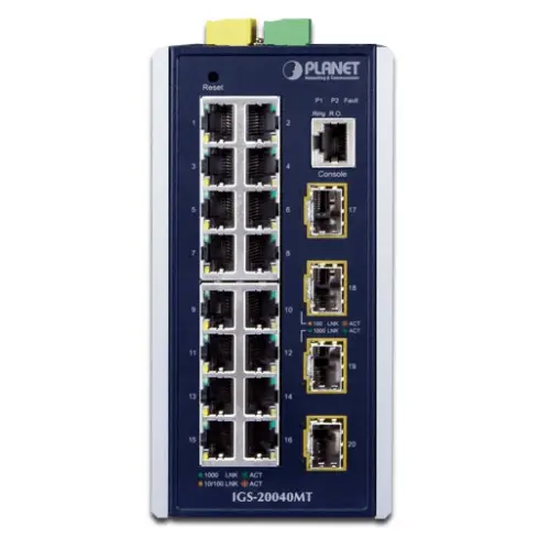 Planet IGS-20040MT - Switch Gigabit Ethernet manageable 1