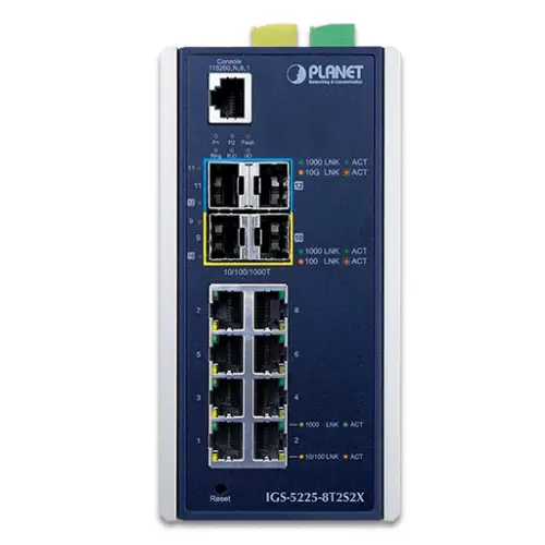 Planet IGS-5225-8T2S2X - Switch Ethernet manageable 1