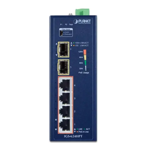 Planet IGS-624HPT - Switches Ethernet non manageables 1