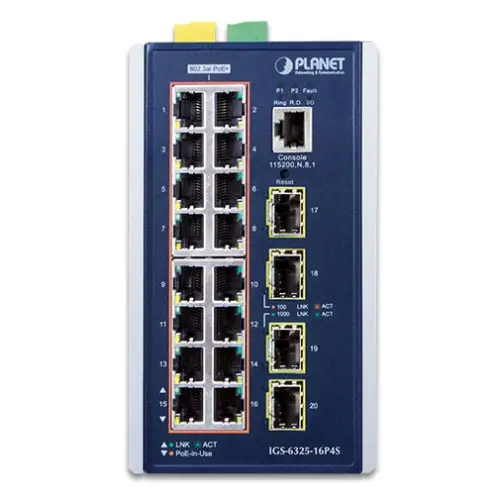 Planet IGS-6325-16P4S - Switch Ethernet manageable 1