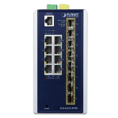 Planet IGS-6325-8T8S - Switch Ethernet manageable 1