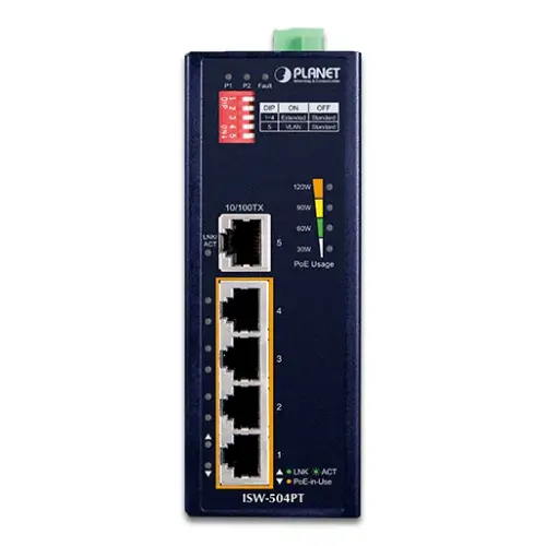 Planet ISW-504PT - Switch Ethernet non manageable 1