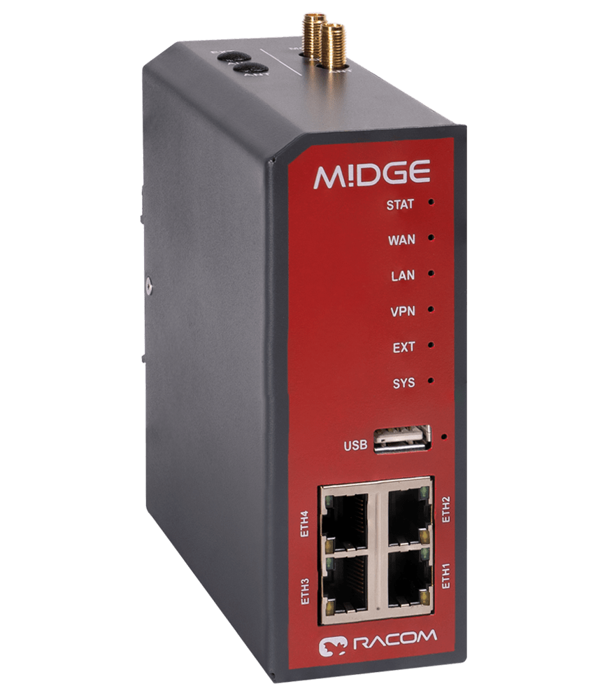 MIDGE 2 - Routeur 3G/4G LTE industriel